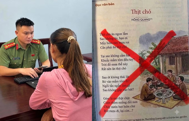 Đăng ảnh bài thơ 'Thịt chó' do AI tạo, một phụ nữ bị mời làm việc - Ảnh 1.
