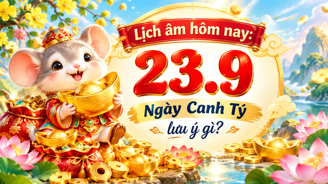 Lịch âm hôm nay 23.9: Ngày Canh Tý có gì đáng lưu ý? - Ảnh 1.
