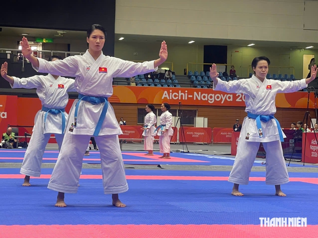 Kata nữ Việt Nam: H&agrave;nh tr&igrave;nh v&agrave;ng ASIAD chỉ c&ograve;n c&aacute;ch một trận đấu, sẽ &lsquo;đ&ograve;i nợ&rsquo; th&agrave;nh c&ocirc;ng?- Ảnh 4.