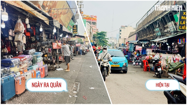 Lấn chiếm lòng đường quanh chợ Bà Chiểu tái diễn, phường Gia Định nói gì? - Ảnh 1.