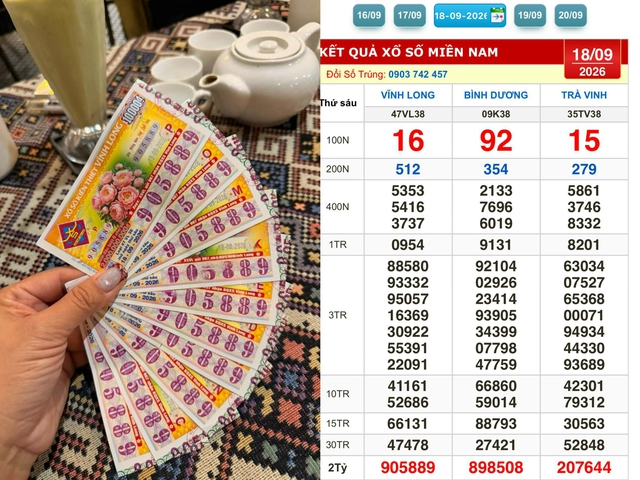 Người đàn ông trúng độc đắc xổ số miền Nam, dự định xây nhà mua xe - Ảnh 1.