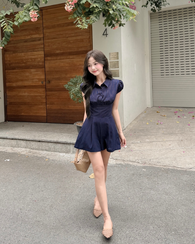 Xanh navy đến xanh pastel ngọt ngào, giúp nàng mặc đẹp mọi góc phố  - Ảnh 2.