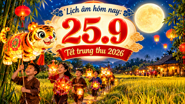Lịch âm hôm nay 25.9: Rằm tháng 8 là tết trung thu, trong tiết Thu phân - Ảnh 1.