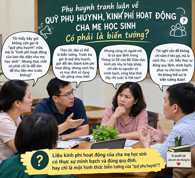 Cấm thu quỹ lớp, thu ph&iacute; hoạt động ban đại diện CMHS, c&oacute; phải l&agrave; biến tướng? - Ảnh 1.