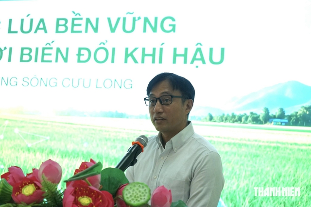 N&ocirc;ng d&acirc;n Đồng Th&aacute;p thử c&aacute;ch l&agrave;m l&uacute;a &iacute;t nước, kh&ocirc;ng đốt rơm- Ảnh 2.