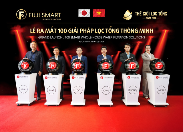 Fuji Smart Nhật Bản tr&igrave;nh l&agrave;ng 100 giải ph&aacute;p lọc nước tổng đầu nguồn t&iacute;ch hợp AI - Ảnh 1.