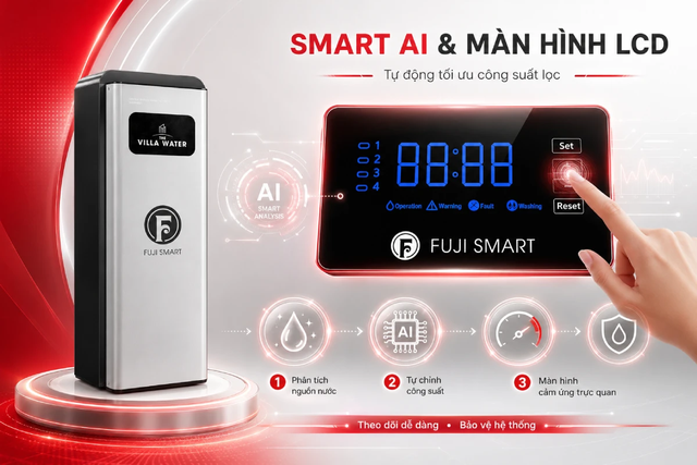 Fuji Smart Nhật Bản tr&igrave;nh l&agrave;ng 100 giải ph&aacute;p lọc nước tổng đầu nguồn t&iacute;ch hợp AI - Ảnh 4.