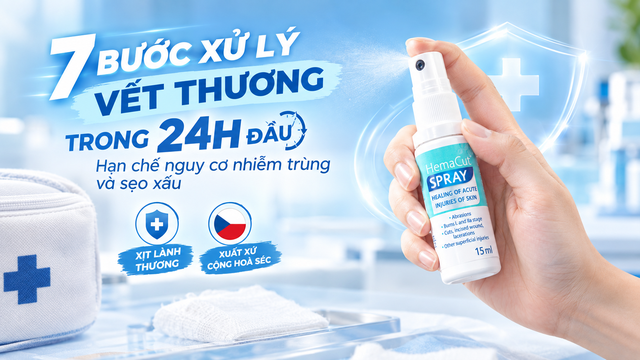  7 bước xử l&yacute; vết thương trong 24 giờ đầu hạn chế nguy cơ nhiễm tr&ugrave;ng, sẹo xấu - Ảnh 1.