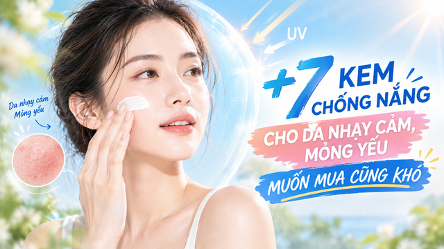 +7 kem chống nắng cho da nhạy cảm, mỏng yếu nhưng vẫn muốn da khỏe đẹp - Ảnh 1.