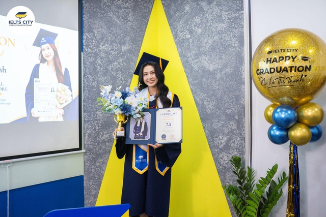 KOL Thanh Mèo đạt 7.5 IELTS tại IELTS CITY - Ảnh 1.