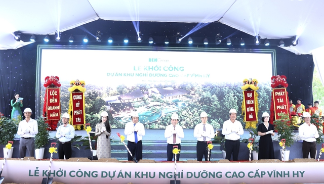 Khởi công khu nghỉ dưỡng cao cấp Vĩnh Hy vốn 1.600 tỉ đồng - Ảnh 1.