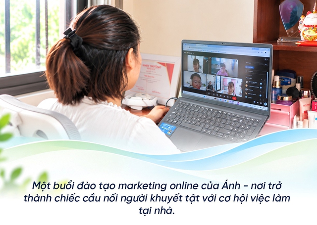 21 lần bị từ chối, cô gái bại não mở lối việc làm cho người khuyết tật - Ảnh 3.