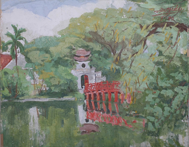 Mở cửa 'gia t&agrave;i' m&ugrave;a xu&acirc;n v&agrave; đất nước của họa sĩ Văn Gi&aacute;o- Ảnh 5.