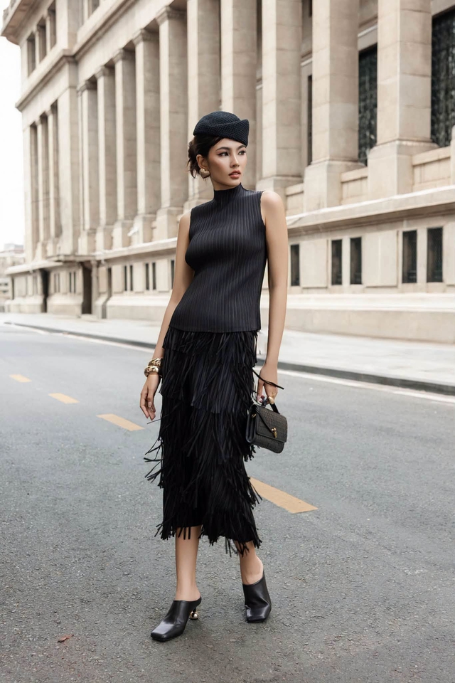 5 mẫu chân váy hack dáng, dễ phối cùng sơ mi, blouse - Ảnh 4.