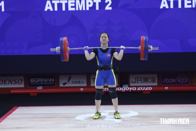 Quá đáng tiếc cho Quàng Thị Tâm chỉ cách tấm huy chương ASIAD đúng 1 kg- Ảnh 1.