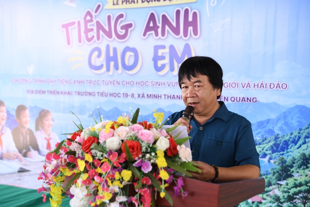 Triển khai thí điểm dự án 'Tiếng Anh cho em' tại 2 trường học ở Tuyên Quang - Ảnh 3.