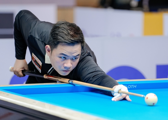 Billiards: Bao Phương Vinh ngược d&ograve;ng thắng cao thủ H&agrave;n Quốc, cầm chắc huy chương thế giới- Ảnh 1.