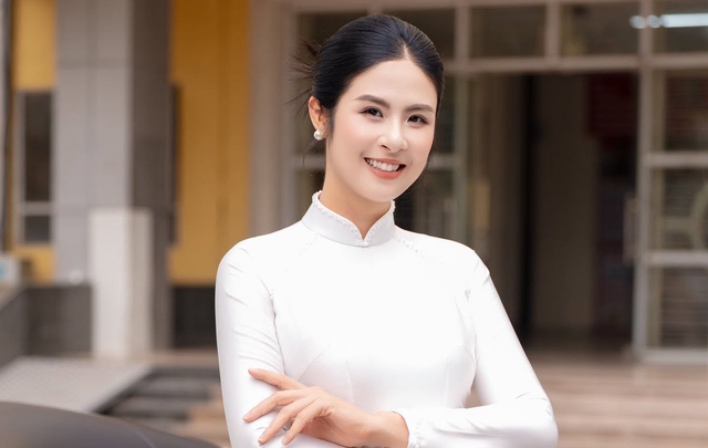 Hoa hậu Ngọc Hân tiết lộ hôn nhân với chồng kín tiếng- Ảnh 1.