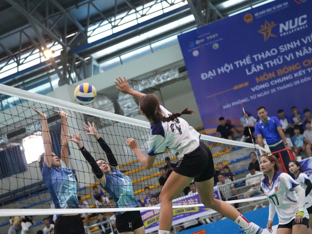 16 đội b&oacute;ng tranh chức v&ocirc; địch b&oacute;ng chuyền sinh vi&ecirc;n to&agrave;n quốc tại Hải Ph&ograve;ng: Hứa hẹn hấp dẫn- Ảnh 2.
