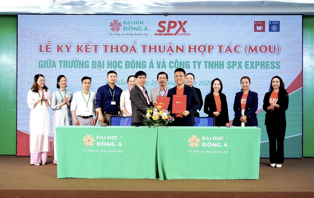 SPX Express cùng Trường ĐH Đông Á ký kết hợp tác phát triển nguồn nhân lực logistics - Ảnh 1.