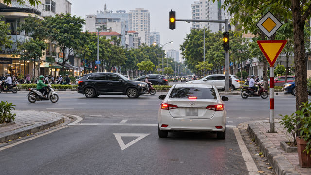 Gặp đ&egrave;n v&agrave;ng nhấp nh&aacute;y ở giao lộ, xử l&yacute; ra sao mới đ&uacute;ng luật? - Ảnh 2.