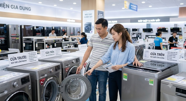 V&igrave; sao m&aacute;y giặt cửa tr&ecirc;n thường rẻ hơn cửa trước? - Ảnh 1.