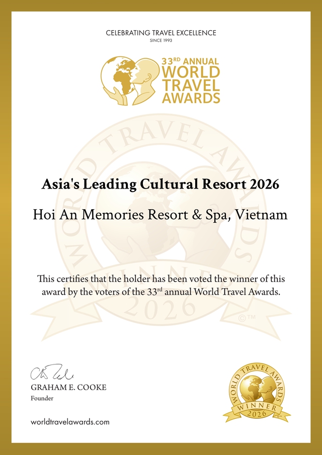 Hội An Memories Resort & Spa: Vị thế dẫn đầu với cú đúp giải thưởng quốc tế  - Ảnh 2.