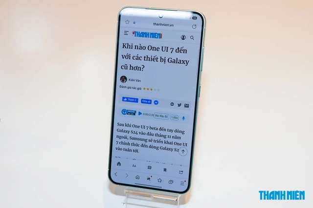 Samsung bắt đầu cập nhật One UI 9 cho Galaxy S25 - Ảnh 1.