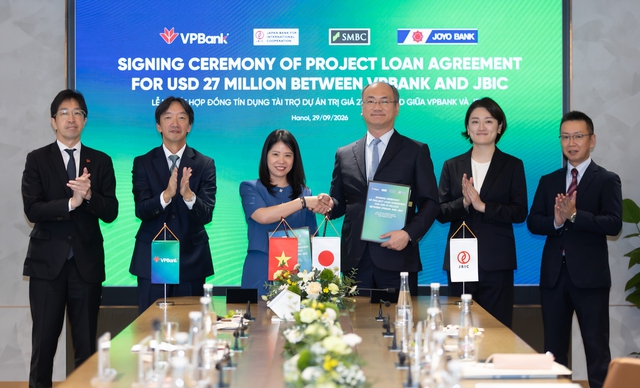 VPBank ký kết khoản vay 27 triệu USD với JBIC, tài trợ dự án truyền tải điện- Ảnh 1.