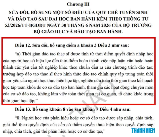 Bộ GD-ĐT: Không cấm học viên thạc sĩ chính quy làm việc toàn thời gian- Ảnh 2.