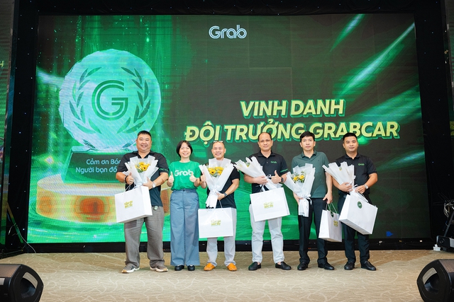 Chuỗi sự kiện sôi động tri ân bác tài Grab - Ảnh 4.