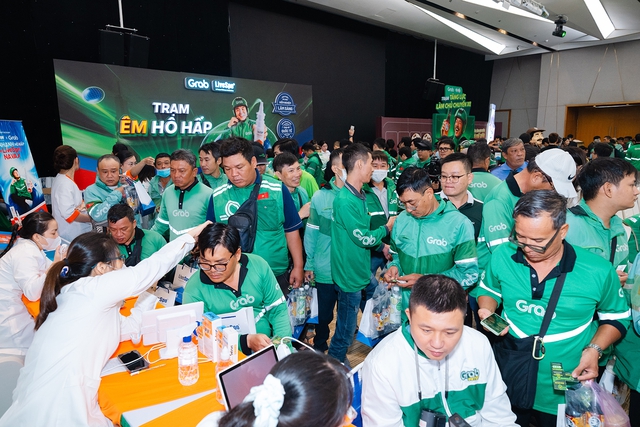 Chuỗi sự kiện sôi động tri ân bác tài Grab - Ảnh 2.