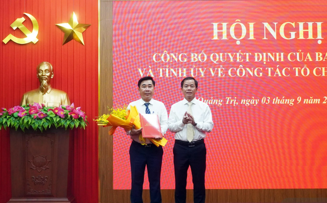 Trưởng ban Quản lý Khu kinh tế Quảng Trị tham gia Ban thường vụ Tỉnh ủy- Ảnh 1.