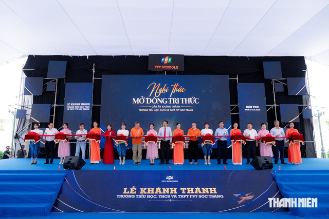 FPT Schools khánh thành trường liên trong khu đô thị ở miền Tây - Ảnh 1.