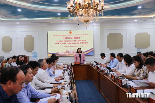 38 tổ công tác hành chính công ở TP.HCM ít hồ sơ, đại biểu nói 'không hiệu quả thì mạnh dạn bỏ'- Ảnh 1.