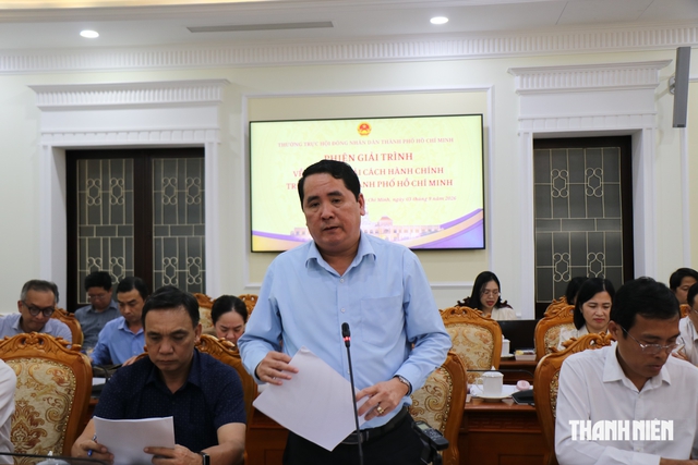 38 tổ công tác hành chính công ở TP.HCM ít hồ sơ, đại biểu nói 'không hiệu quả thì mạnh dạn bỏ'- Ảnh 2.