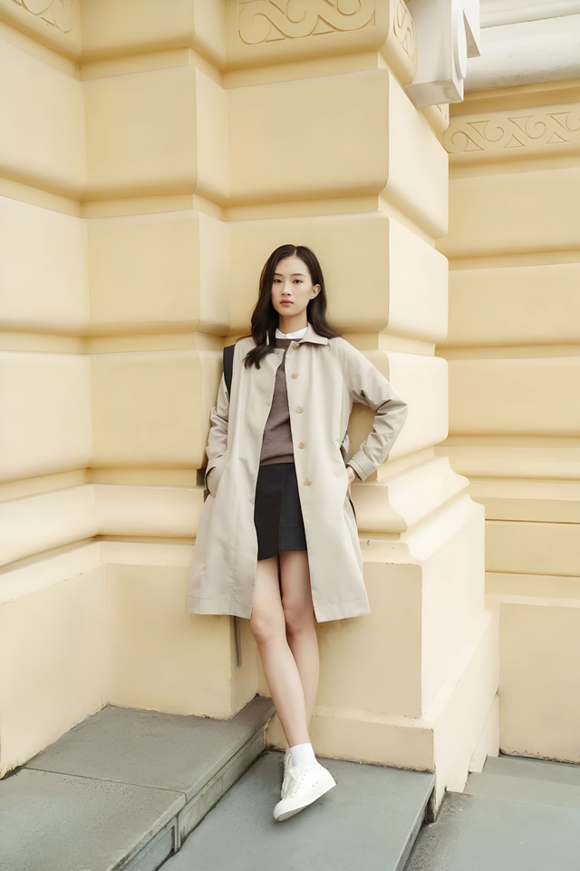 Đầu tư một lần, mặc đẹp cả mùa với áo khoác trench coat - Ảnh 2.
