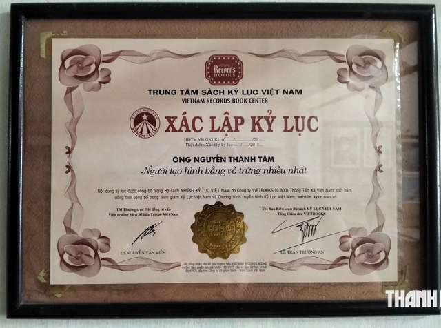 Kỷ lục gia Nguyễn Thành Tâm kể chuyện tìm hình trong vỏ trứng- Ảnh 1.