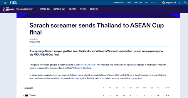 Đến FIFA còn nhầm tên giải thành ASEAN Cup và ‘tước’ băng thủ quân đội tuyển Thái Lan của Chanathip- Ảnh 1.