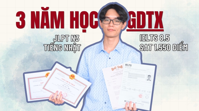 Nam sinh GDTX chinh phục IELTS 8.5, điểm SAT top 1% thế giới - Ảnh 1.