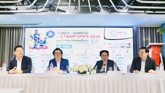 Hơn 3 tỉ đồng tiền thưởng cho giải cầu lông Việt Nam mở rộng 2026 - Ảnh 1.