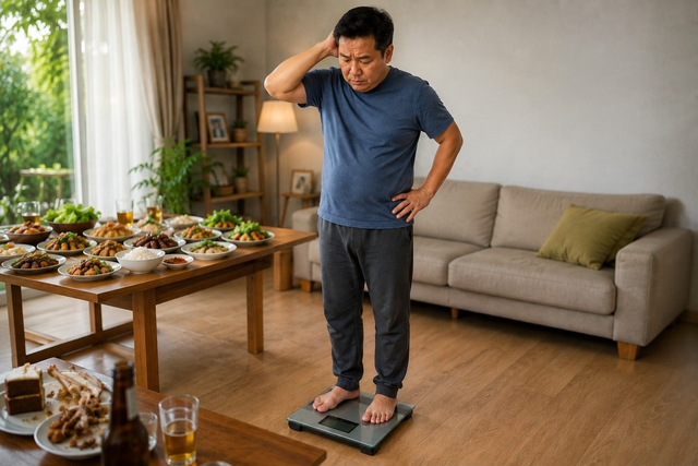 Tăng cân sau lễ: Bác sĩ cho biết ‘thủ phạm’ có thể không phải mỡ - Ảnh 1.