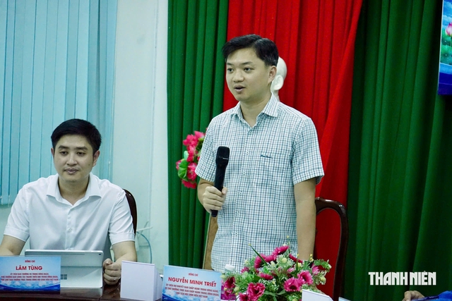 Anh Nguyễn Minh Triết làm việc với Tỉnh đoàn Đồng Tháp - Ảnh 1.