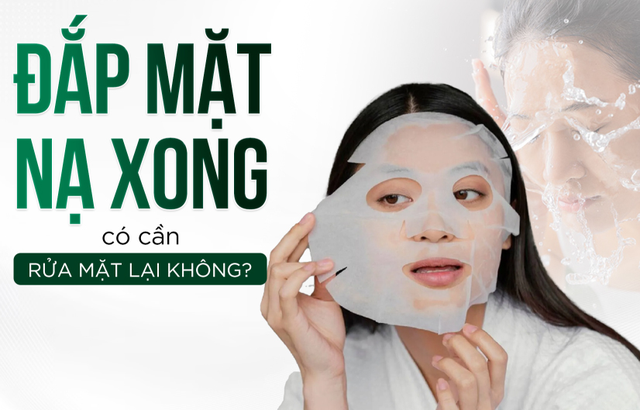 Đắp mặt nạ xong có cần rửa lại không? 99% tín đồ skincare đã hiểu sai! - Ảnh 1.