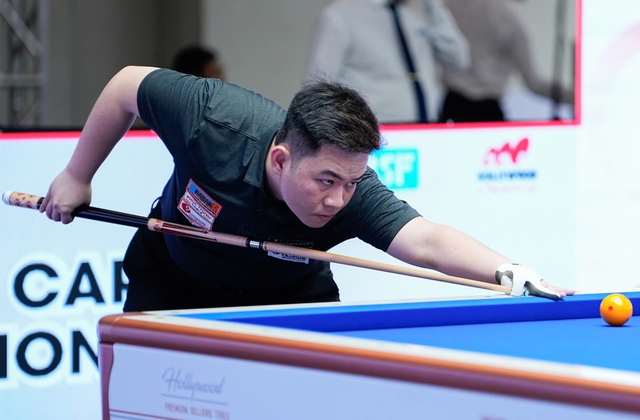Billiards: Bao Phương Vinh tung sê-ri khủng, thắng ngược 'huyền thoại' Bỉ để vào tứ kết- Ảnh 1.