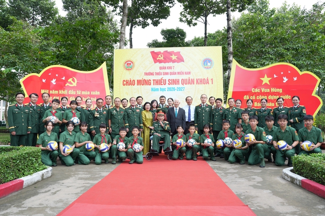 Trường Thiếu sinh quân miền Nam đón 240 học sinh trong năm học đầu tiên- Ảnh 1.