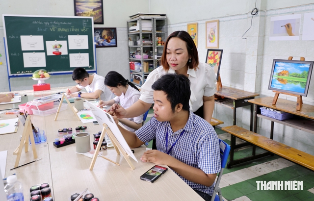 Khai giảng ở ng&ocirc;i trường gi&uacute;p học sinh khuyết tật tự tin h&ograve;a nhập - Ảnh 3.