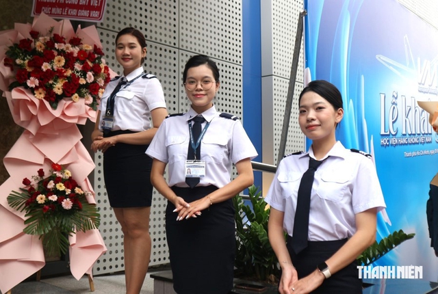 Ngắm dàn 'trai xinh gái đẹp' gây thương nhớ trong lễ khai giảng Học viện Hàng không - Ảnh 3.