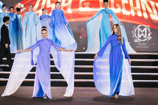 Ngô Nhật Huy đưa 'Vũ khúc hải lam' lên sân khấu chung kết Miss World - Ảnh 3.