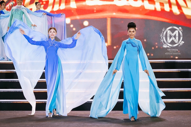 Ngô Nhật Huy đưa 'Vũ khúc hải lam' lên sân khấu chung kết Miss World - Ảnh 4.